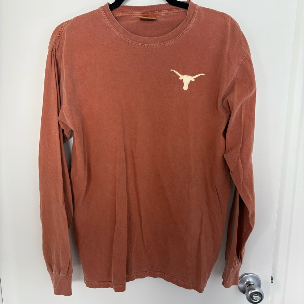 University of Texas Comfort Colors Brown Long Sleeve Tee